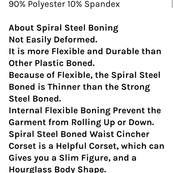 Charmian spiral boned corset - Picture 9 of 11